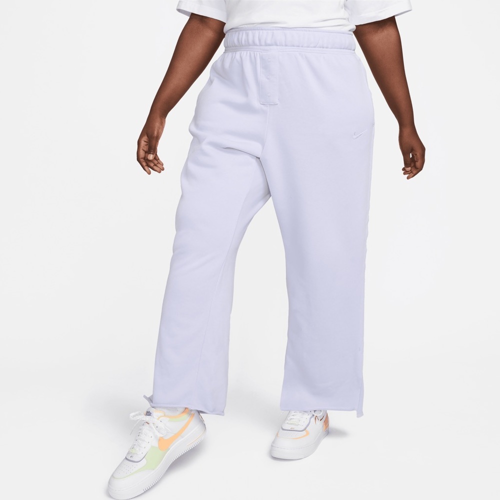 Nike Women’s Sportswear Everyday Modern High Waisted Wide Leg French Terry Pant